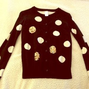 Cat n Jack Tween Polka Dot Sweater